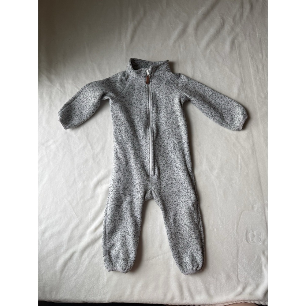 H&M‎ 18 Months Gray Romper Long Sleeve Unisex